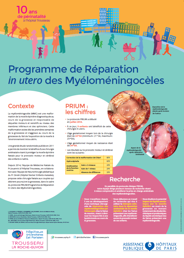 Programme de Réparation in utero des Myéloméningocèles